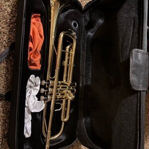 Gold Trumpet with Case